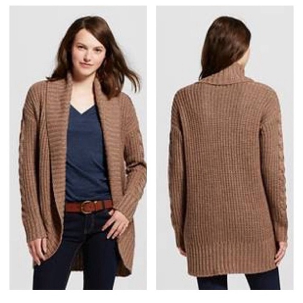 Mossimo | Brown sweater cardigan